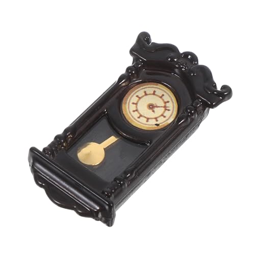 CIYODO Miniatur Retro Puppenhaus Wanduhr mit Beweglichem Uhrzeiger Realistische Vintage Dekoration für Mini Wohnzimmer Möbel Detailliertes Modell für Puppenhaus Zubehör und Lernspielzeug CIYODO Miniatur Retro Puppenhaus Wanduhr mit Beweglichem Uhrzeiger Realistische Vintage Dekoration für Mini Wohnzimmer Möbel Detailliertes Modell für Puppenhaus Zubehör und Lernspielzeug von CIYODO