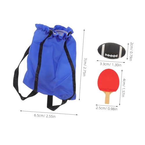 CIYODO Miniatur-sportset für Puppenhaus Bjd Kompatibel Basketball Fußball American Football Mini-springseil Stabiles Tragbares Sportzubehör für Puppendeko und Fotoszenen CIYODO Miniatur-sportset für Puppenhaus Bjd Kompatibel Basketball Fußball American Football Mini-springseil Stabiles Tragbares Sportzubehör für Puppendeko und Fotoszenen von CIYODO