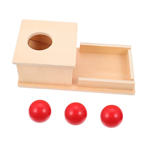 CIYODO Montessori Holzspielzeug Set 1 Set Hand Auge Koordination Spielzeuge Für Pädagogisches Mit 3 Bällen Und Zielbox Ideales Lernspielzeug Für Jungen Und ädchen von CIYODO