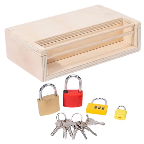 CIYODO Montessori Lernspielzeug Schloss für Kleinkinder Jahre Farbige Formschlösser mit Schlüsseln Fördert Hand Koordination Logisches Kindgerechtes Sicheres Beschäftigungs CIYODO Montessori Lernspielzeug Schloss für Kleinkinder Jahre Farbige Formschlösser mit Schlüsseln Fördert Hand Koordination Logisches Kindgerechtes Sicheres Beschäftigungs von CIYODO