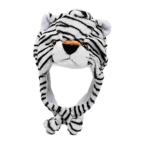 CIYODO Niedlicher Dekorativer Tiger Ohrenhut aus Weichem Plüsch Bequeme Warme Wintermütze Festliches Accessoire für Jungen und Mädchen Langlebig und Hautfreundlich CIYODO Niedlicher Dekorativer Tiger Ohrenhut aus Weichem Plüsch Bequeme Warme Wintermütze Festliches Accessoire für Jungen und Mädchen Langlebig und Hautfreundlich von CIYODO
