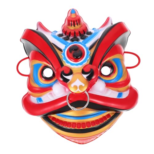 CIYODO Party Löwenkopfmasken Chinesischen Löwen Chinesische Stil Orientalische Masken Tanzende für Löwenmaske Drachen Neujahrsparty Löwenmasken Partymaske Cosplay Opernaufführung von CIYODO