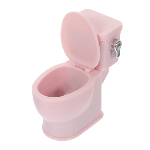 CIYODO Puppenhaus Toilette Puppen Badezimmer Möbel Rollenspiel Toilette Miniatur Toiletten Modell Puppenhaus Deko Zubehör Mini Möbel Mini Töpfchen Mini Verzierung Badezimmer von CIYODO