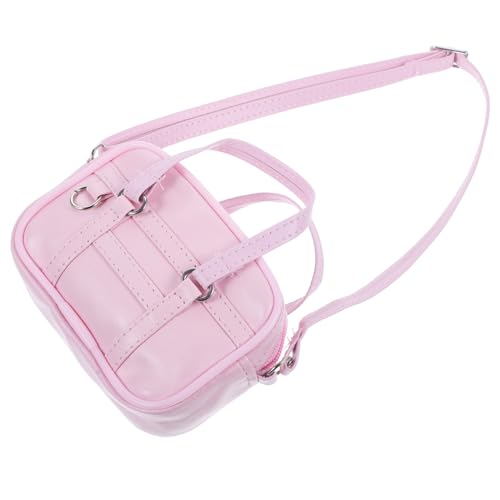 CIYODO Puppenrucksack Mini-Puppentaschenmodelle Modell Einer Mini-Umhängetasche Puppen kleiderschränke puppenkleiderschrank Puppengeldbeutel Miniatur-Puppentaschenmodelle Rosa von CIYODO