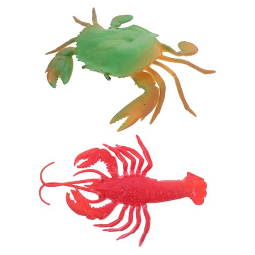 CIYODO Realistische Krabbe Meerestier Modell Künstliche Faux Krabbe Hummer Modelle Ornament Kunststoff Krabbe Meerestier Wissenschaft Requisiten von CIYODO