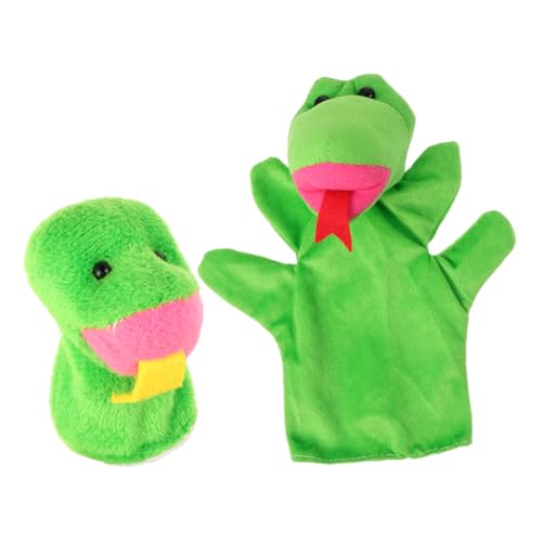 CIYODO Schlangen Handpuppen Lustige Fingerpuppen Für Eltern Kind Interaktion Lernspielzeug Für Weiche Stoff Tierpuppen Für Kreatives von CIYODO