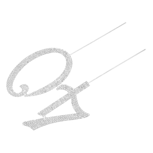 CIYODO Silberner Zahlen Cake Topper mit Funkelnden Strasssteinen Wiederverwendbar Elegantes Design für Geburtstag oder Jubiläum Vielseitig Einsetzbar für Festliche Kuchen Dekoration CIYODO Silberner Zahlen Cake Topper mit Funkelnden Strasssteinen Wiederverwendbar Elegantes Design für Geburtstag oder Jubiläum Vielseitig Einsetzbar für Festliche Kuchen Dekoration von CIYODO