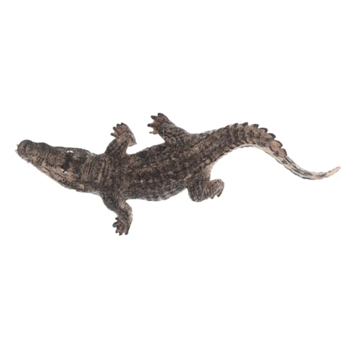 CIYODO Simulation Krokodil Alligatoren Alligator-Figur Plastikpferde Alligatorpuppe Actionfigur Spielzeug Realistisches Alligatorspielzeug Alligator-Spielzeug Spielzeug-Alligator PVC von CIYODO