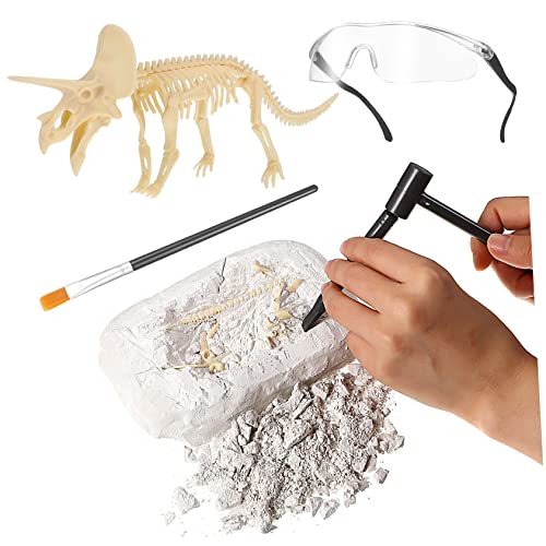 CIYODO Spielzeug Kinder bastelset basteln für Kinder Educational Toys Dinosaurierskelett ausgraben Ausgrabungssets für Dinosaurier Dinosaurier-Kit Dinosaurier-Ausgrabungsset Plastik von CIYODO