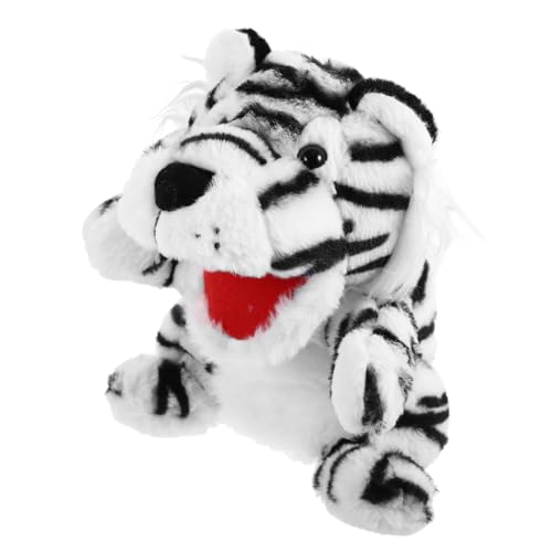 CIYODO Stoffpuppe des Pädagogische Dekorative Handpuppe Maskottchen Handpuppen Weihnachten Neujahr Geburtstagsgeschenk für Tigers Storytime Requisite Plüschtiger Spielzeug Jahr von CIYODO