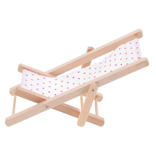 CIYODO Strand Liegestuhl Miniatur Strand Miniaturmöbel Strandstuhl Loungewear Mini-liegestuhl Mikro-landschafts-Miniatur-strandkorb Puppenhaus Chaiselongue Klappstuhl Mini-Stuhl Modell Holz Rosa CIYODO Strand Liegestuhl Miniatur Strand Miniaturmöbel Strandstuhl Loungewear Mini-liegestuhl Mikro-landschafts-Miniatur-strandkorb Puppenhaus Chaiselongue Klappstuhl Mini-Stuhl Modell Holz Rosa von CIYODO