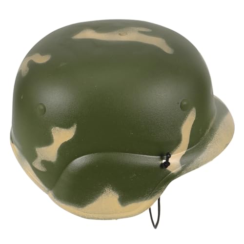 CIYODO Tarnhelm Armee-Tarnhut Kostümhelm Kriegshelm Schutzhelm Armeekostüm für Kinder Militärisches Spielzeug Spielzeughelm Armeehelm verkleiden Kinderspielzeug Plastik Camouflage von CIYODO