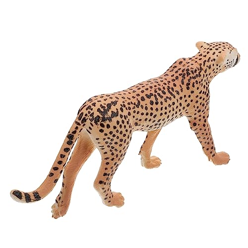 CIYODO Tierspielzeug Für Die Früherziehung Tierspielzeug Leopardenspielzeug 3D Leopardenspielset Lebensechtes Wildtierspielzeug Leopardentiere Figur Statische von CIYODO