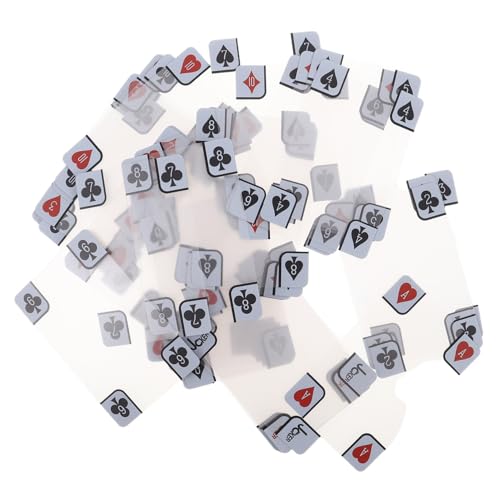 CIYODO Transparentes Pokerkartenset wasserdichte Kunststoffspielkarten mit Matter Oberfläche Manipulationssicher Langlebig Spritzwassergeschützt für Indoor Outdoor-Spiele Geeignet CIYODO Transparentes Pokerkartenset wasserdichte Kunststoffspielkarten mit Matter Oberfläche Manipulationssicher Langlebig Spritzwassergeschützt für Indoor Outdoor-Spiele Geeignet von CIYODO
