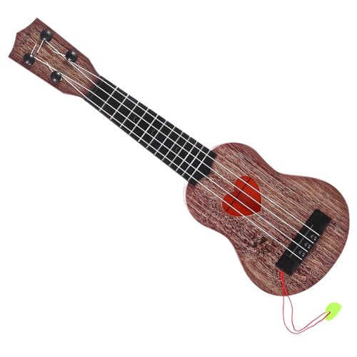 CIYODO Ukulele Spielzeug Kinderukulele Für Jungen Kinder Musikinstrument Mädchen-Ukulele -Gitarre Kinder Spielset Kinder Gitarre Kindergitarre Für Mädchen Holz Coffee von CIYODO