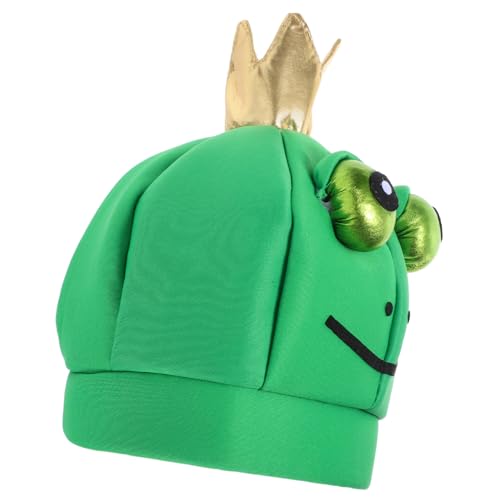 CIYODO Unisex Frosch Hut Cosplay Mütze Tierkopf Verkleidung Party Halloween Karneval Foto Requisit Bühnenauftritt Zubehör für Erwachsene CIYODO Unisex Frosch Hut Cosplay Mütze Tierkopf Verkleidung Party Halloween Karneval Foto Requisit Bühnenauftritt Zubehör für Erwachsene von CIYODO