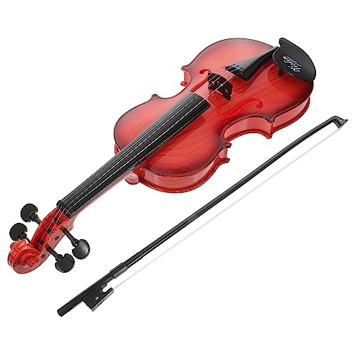 CIYODO Violine Spielzeug Geigenmusical Für Kinder Violine Für Anfänger Violine Elektrische Geige Für Kinder Künstliche Geige Stellen Sie Sich Vor, Sie Spielen Geige Geigenornament Plastik von CIYODO