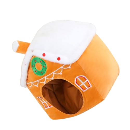 CIYODO Weihnachtlicher Lebkuchenhaus-hut Lustiger Kostüm-kopfschmuck Leichter Wiederverwendbarer Fotorequisit für Weihnachtsfeiern und Festliche Kostümpartys CIYODO Weihnachtlicher Lebkuchenhaus-hut Lustiger Kostüm-kopfschmuck Leichter Wiederverwendbarer Fotorequisit für Weihnachtsfeiern und Festliche Kostümpartys von CIYODO