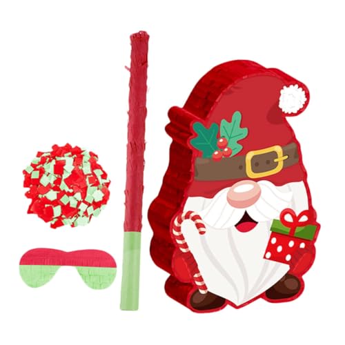CIYODO Weihnachts-piñata mit Zwerg-motiv Inklusive und Augenbinde Einfach Befüllbar Robust zum Aufhängen für Weihnachtsfeiern Schulveranstaltungen und Festliche Partydekoration CIYODO Weihnachts-piñata mit Zwerg-motiv Inklusive und Augenbinde Einfach Befüllbar Robust zum Aufhängen für Weihnachtsfeiern Schulveranstaltungen und Festliche Partydekoration von CIYODO