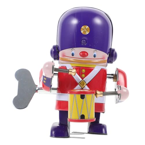 CIYODO Widerstandsfähiges Aufziehspielzeug Roboter aus Tragbarer Mechanischer Trommler mit Glatten Kanten Langlebiges Blechspielzeug für Sammler und Kreative Geschenkideen CIYODO Widerstandsfähiges Aufziehspielzeug Roboter aus Tragbarer Mechanischer Trommler mit Glatten Kanten Langlebiges Blechspielzeug für Sammler und Kreative Geschenkideen von CIYODO