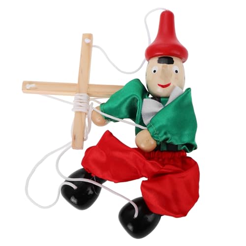 CIYODO Zeichenfolge Marionette Spielzeuge Zubehör Für Puppenspiele Handpuppe Puppen Für 8-10 Steckpuppenfiguren Lustiges Puppenhandwerk Holz von CIYODO