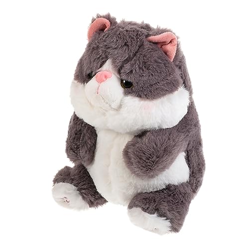 CIYODO üschkatze Stofftier Für Kinder Weiche Kuscheltier Katze Niedlichem Design Ideales Spielzeug Für Jungen Und Mädchen Perfekt Zum Kuscheln Und Spielen von CIYODO