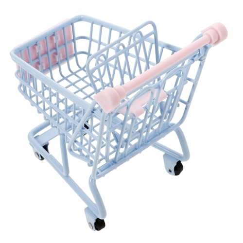 Mini-einkaufswagen Mini-supermarktwagen Supermarkt-Wagen-aufbewahrungsspielzeug Miniatur Kinderwagen Für Kleinkinder Minispielzeug Für Kinder Kinderwagen Für Kinder Eisen CIYODO von CIYODO