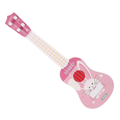 Saiten Ukulele für Kinder Gitarrenspielzeug für Kinder Ukulelen Kinder-Ukulele kinderinstrumente Kinder musikinstrumente Mini-Gitarre Kinder Gitarre Gitarrenmodell Plastik Rosa CIYODO von CIYODO