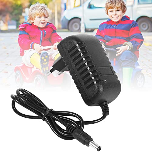 CJBIN 12v Kinder Elektrofahrzeug Ladegerät, 1000ma Ladegerät für Elektro Kiderauto, Ladekabel Elektroauto Kinder, RC Ladegerät, Netzadapter für Elektrofahrzeuge, Electric Fahrt Auf Toys, Eu-Stecker von CJBIN