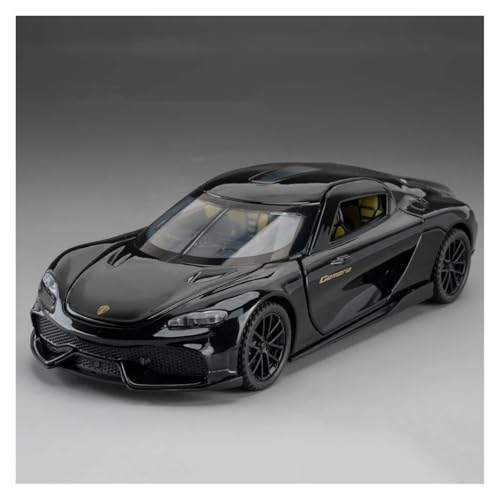 CJJXKBEP Fertiges Modellauto 1:32 for Koenigsegg Gemini Miniatur Modellauto Legierung Druckguss Autos Zurückziehen Fahrzeuge Ornament Exquisite Displays Miniatur Auto Modell im Massstab(Black) von CJJXKBEP