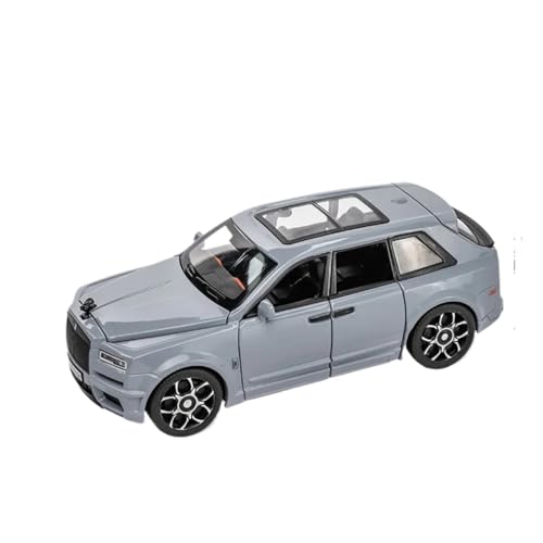 CJJXKBEP Fertiges Modellauto 1:32 for Rolls Royce Cullinan SUV Modell Auto Diecast Metall Simulation Sound Licht Geländewagen Modell Sammlung Miniatur Auto Modell im Massstab(Titanium) von CJJXKBEP