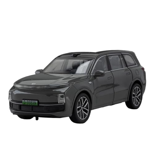 CJJXKBEP Fertiges Modellauto Diecast 1:32 for IDEAL L9 SUV Automodell Licht Sound Türen Geöffnet Miniatur Simulation Fahrzeug Urlaub Geschenke Miniatur Auto Modell im Massstab(Titanium) von CJJXKBEP