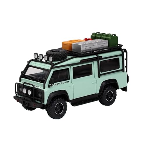 CJJXKBEP Fertiges Modellauto Druckguss 1:32 for Land Range Rover Modellautos, Miniatur-Van, Sound, Licht, Zurückziehbare Geländefahrzeuge, Miniatur Auto Modell im Massstab(Green) von CJJXKBEP