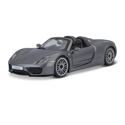 CJJXKBEP Fertiges Modellauto Druckguss-Maßstab 1:24 for Porsche 918 Spyder, Simulationsautomodell, Miniatur-Fahrzeugmodell Aus Legierung, Miniatur Auto Modell im Massstab von CJJXKBEP