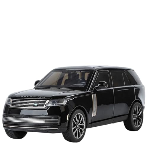 CJJXKBEP Fertiges Modellauto Metall Diecast 1:32 for Land Range Rover 2022 SUV Auto Modell Sound Licht Miniatur Simulation Fahrzeug Urlaub Geschenke Miniatur Auto Modell im Massstab(Black) von CJJXKBEP