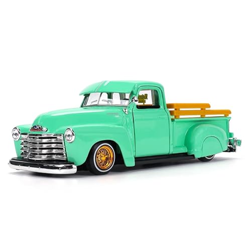 CJJXKBEP Maßstab Fertigmodell Auto 1:25 1950 für Chevrolet 3100 Antik Pickup Auto Simulation Legierung Auto Modell Statisches Druckguss Miniaturfahrzeug Modell Miniatur-Druckguss-Fahrzeug von CJJXKBEP