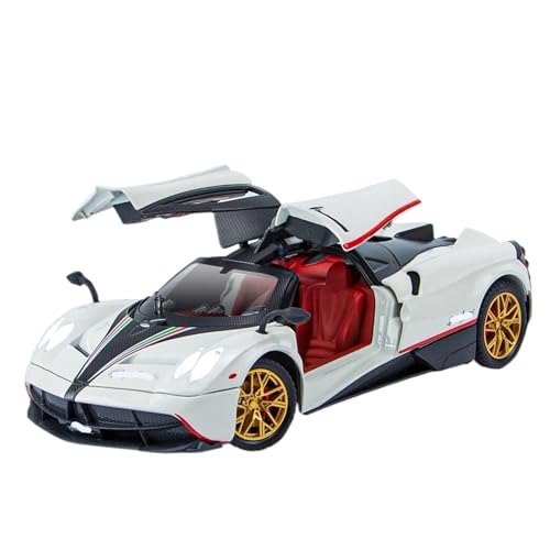 CJJXKBEP Fertiges Modellauto Legierung 1:24 for Pagani Chinesischen Drachen Simulation Auto Modell Mit Sound Und Licht Zurückziehen Druckguss Fahrzeuge Modell Miniatur Auto Modell im Massstab von CJJXKBEP