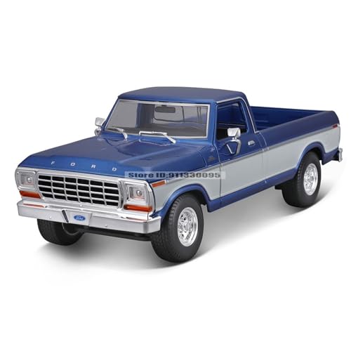 CJJXKBEP Maßstabsgetreues Modellauto im Maßstab 1:18, Ford 1979 F150, klassisch, Retro, Pick-Up-Simulation, Legierung, statisches Druckguss-Miniaturfahrzeug, Modellsammlung, von CJJXKBEP