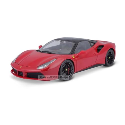 CJJXKBEP Maßstabsgetreues Modellauto im Maßstab 1:18 für Ferrari SF90 FXX K California T 488GTB SP1 Simulation Legierung Auto Modell statisches Druckguss-Miniaturfahrzeug Modell von CJJXKBEP