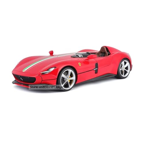 CJJXKBEP Maßstabsgetreues Modellauto im Maßstab 1:18 für Ferrari SF90 FXX K California T 488GTB SP1 Simulation Legierung Auto Modell statisches Druckguss-Miniaturfahrzeug Modell von CJJXKBEP