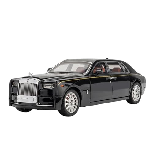 CJJXKBEP Maßstabsgetreues Modellauto im Maßstab 1:18 für Rolls-Royce Phantom-Auto, Modelllegierung, Druckguss, 6 Türen, geöffnete statische Displays, simulierte Mini-Fahrzeugsammlung, von CJJXKBEP