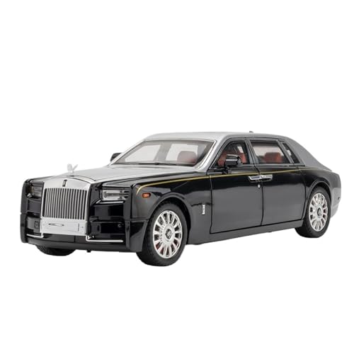 CJJXKBEP Maßstabsgetreues Modellauto im Maßstab 1:18 für Rolls-Royce Phantom-Auto, Modelllegierung, Druckguss, 6 Türen, geöffnete statische Displays, simulierte Mini-Fahrzeugsammlung, von CJJXKBEP