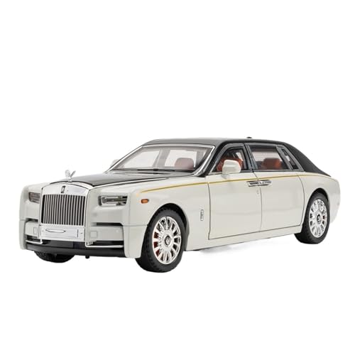 CJJXKBEP Maßstabsgetreues Modellauto im Maßstab 1:18 für Rolls-Royce Phantom-Auto, Modelllegierung, Druckguss, 6 Türen, geöffnete statische Displays, simulierte Mini-Fahrzeugsammlung, von CJJXKBEP