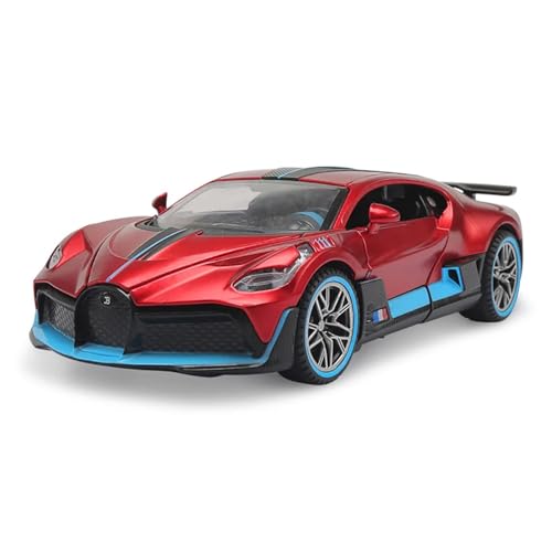 CJJXKBEP Maßstabsgetreues Modellauto im Maßstab 1:24 für Bugatti Bugatti DIVO Simulation Legierung Auto Modell statisches Druckguss-Miniaturfahrzeug Modell exquisites Geschenk von CJJXKBEP