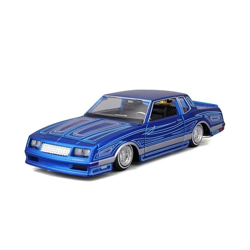 CJJXKBEP Maßstabsgetreues Modellauto im Maßstab 1:24 für Chevrolet 1986 Monte Carlo SS EL Camino Refit Antikauto Simulation Legierung Auto Modell Geschenk Sammlung Miniatur-Druckguss-Fahrzeug (1986) von CJJXKBEP