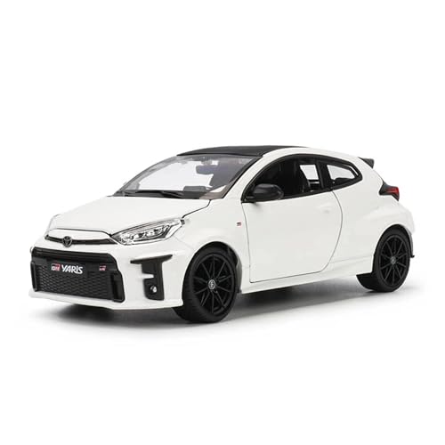 CJJXKBEP Maßstabsgetreues Modellauto im Maßstab 1:24 für Toyota Yaris Supra GR 2021, Simulationslegierung, Modell-Modell-Druckguss-Modell-Modell-Display, Sammlung, Miniatur-Druckguss-Fahrzeug von CJJXKBEP