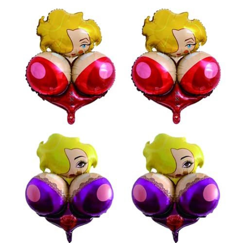 4PCS Erotische erotische junggesellen-ballons und twister ballons, um bräute zu ihrem geburtstag zu duschen und lustige ballons für junggesellinnen zu schmeißen von CJKDXDH