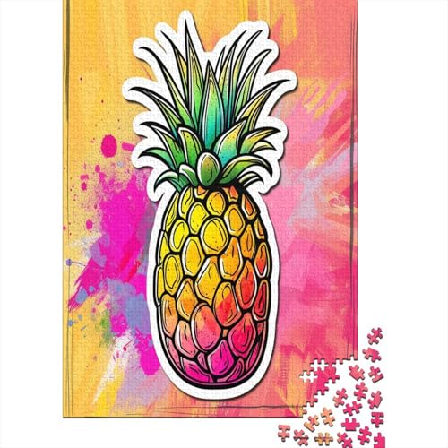 Ananas Puzzle 1000 Teile Puzzle Für Erwachsene Und Kinder Ab 14 Jahren Puzzel 1000pcs (75x50cm) von CJURAMTON