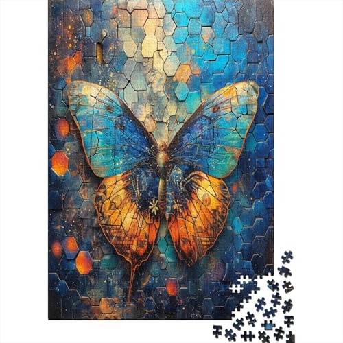 Blue Schmetterling Puzzle 1000 Teile Erwachsener Kniffel Spaß Für Die Ganze Familie - Abwechslungsreiche 1000 Puzzleteilige Motive Puzzlespiel Erwachsene, Puzzel 1000pcs (75x50cm) von CJURAMTON