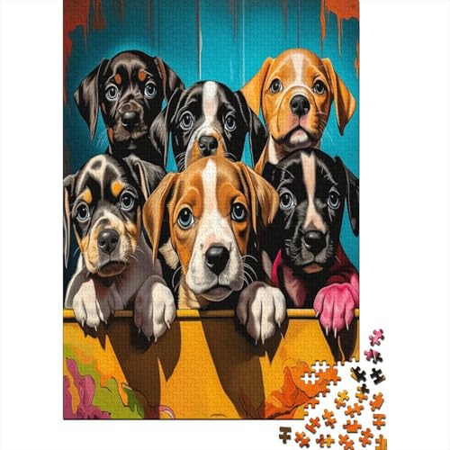 Border Collie Puzzle 1000 Teile Erwachsener Kniffel Spaß Für Die Ganze Familie - Abwechslungsreiche 1000 Puzzleteilige Motive Puzzlespiel Erwachsene, Puzzel 1000pcs (75x50cm) von CJURAMTON